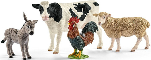 Schleich Toy Farm Life Playset - Farm World Starter Set
